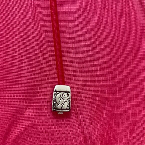 Juan Valdez Colombia Pink Orange Hooded Windbreaker M - Picture 7 of 15